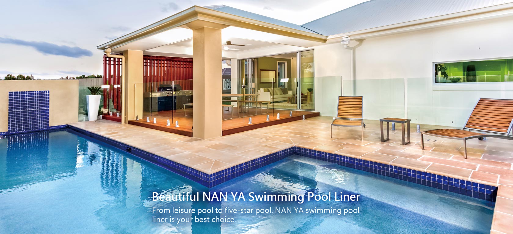Beautiful NAN YA Swimming Pool Liner
